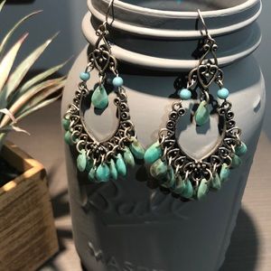 A pair of fun dangly earrings.